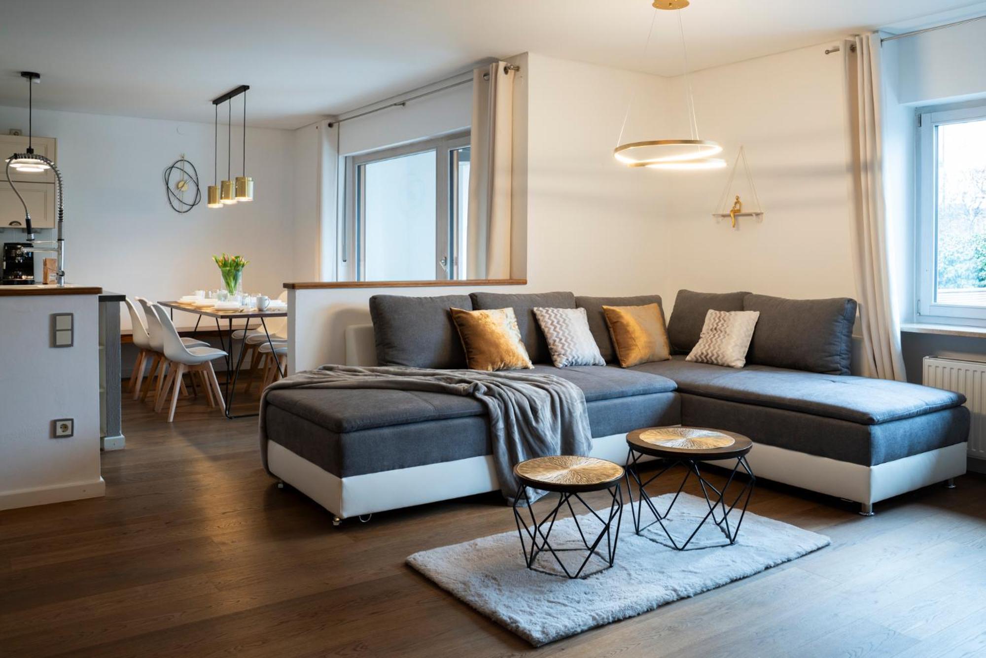 130M2 Loft - Balkon, Smart Tv, Badewanne, Kaffee Apartman Rosenheim Kültér fotó