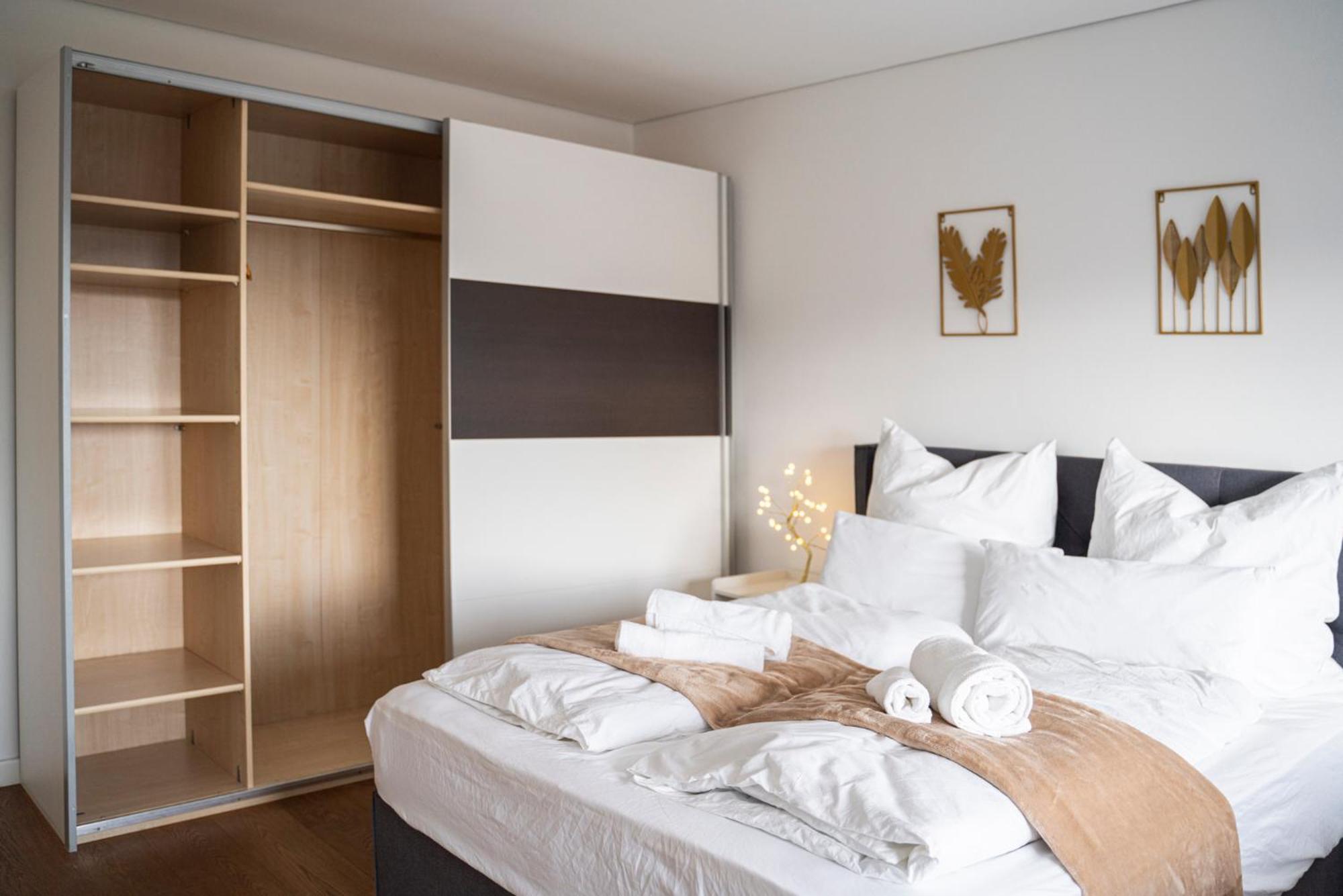 130M2 Loft - Balkon, Smart Tv, Badewanne, Kaffee Apartman Rosenheim Kültér fotó