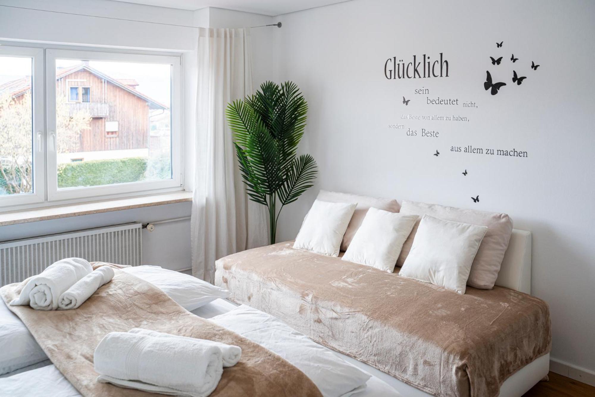 130M2 Loft - Balkon, Smart Tv, Badewanne, Kaffee Apartman Rosenheim Kültér fotó